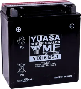 YUASA - BATTERY YUASA MF YTX16-BS-1 - YTX16BS1