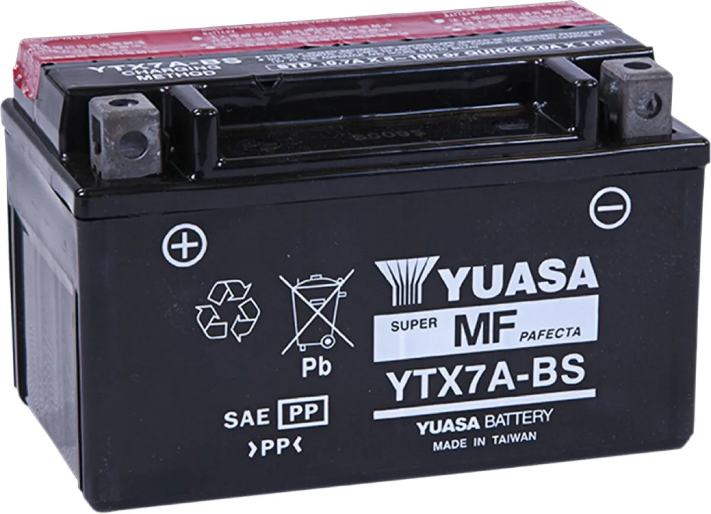 YUASA - BATTERY YUASA MF YTX7A-BS - YTX7ABS
