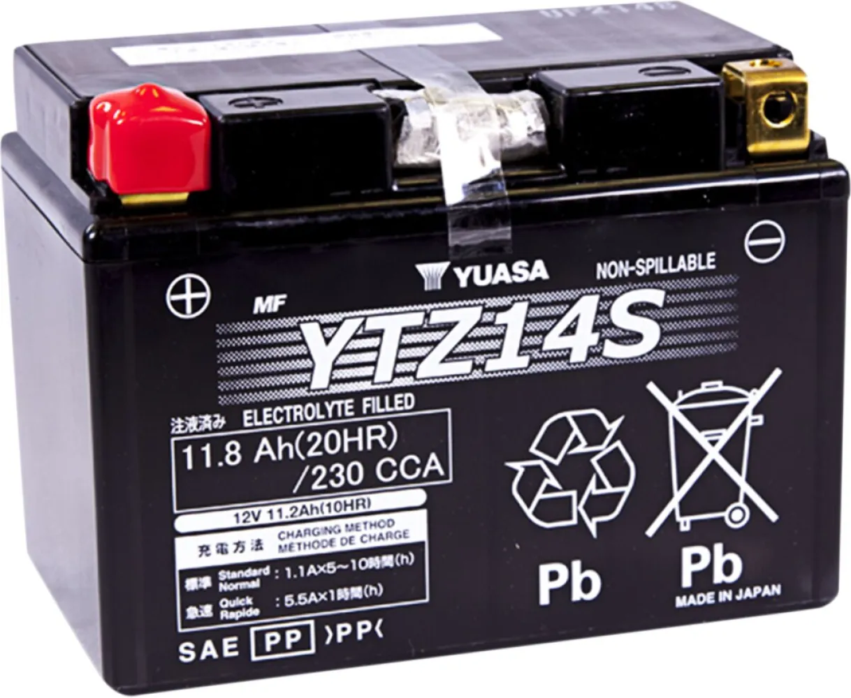 YUASA - BATTERY YUASA FA YTZ14S - YTZ14S