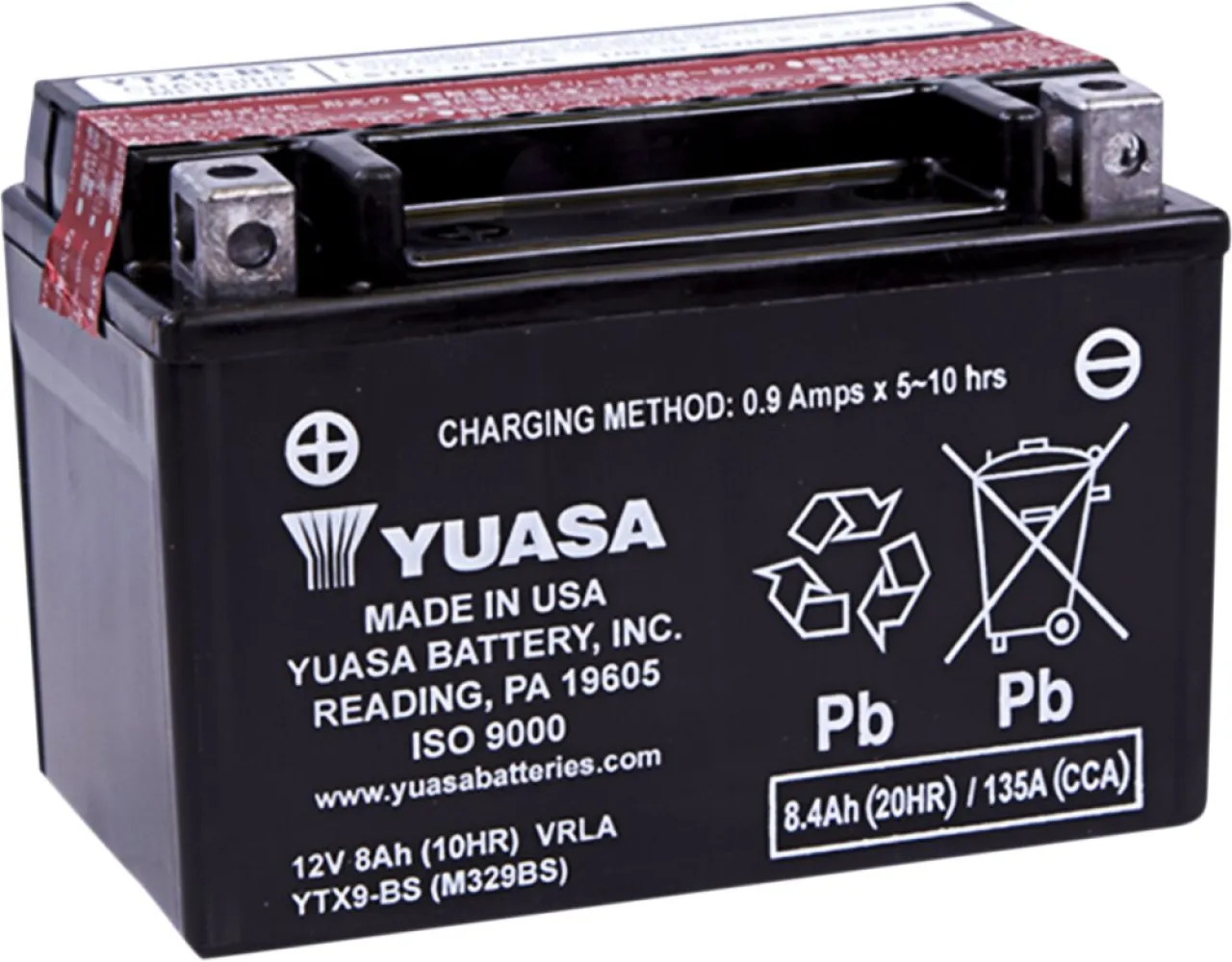 YUASA - BATTERY YUASA MF YTX9-BS - YTX9BS
