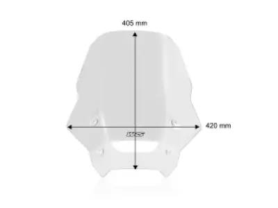 WRS - WINDSCREEN TOURING NX 500/400  - 23121216