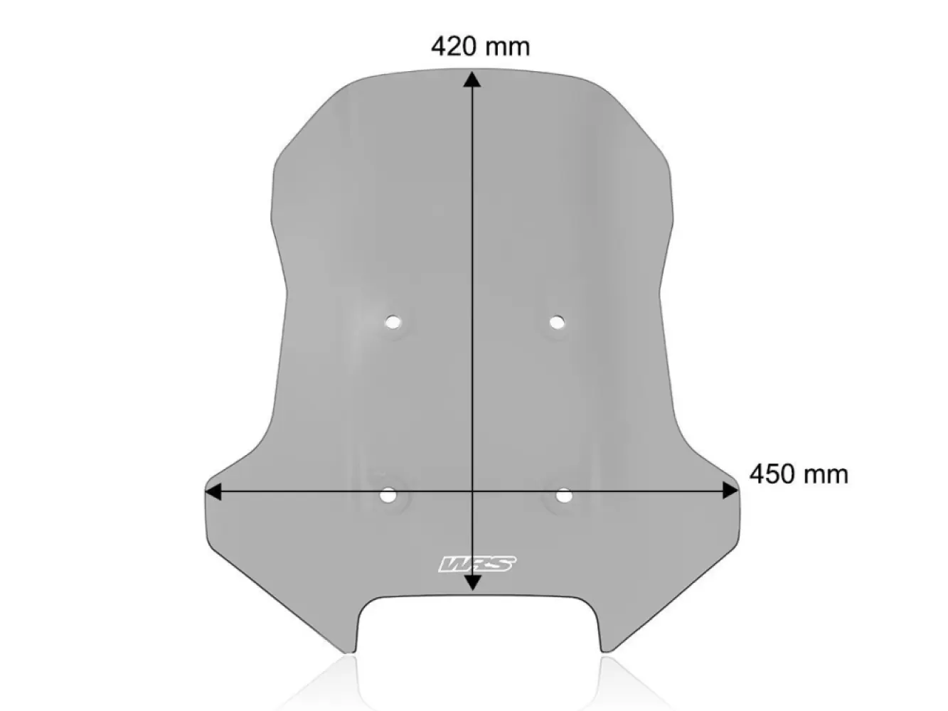 WRS - WINDSCREEN CAPONORD CFMOTO 450 - 23121237