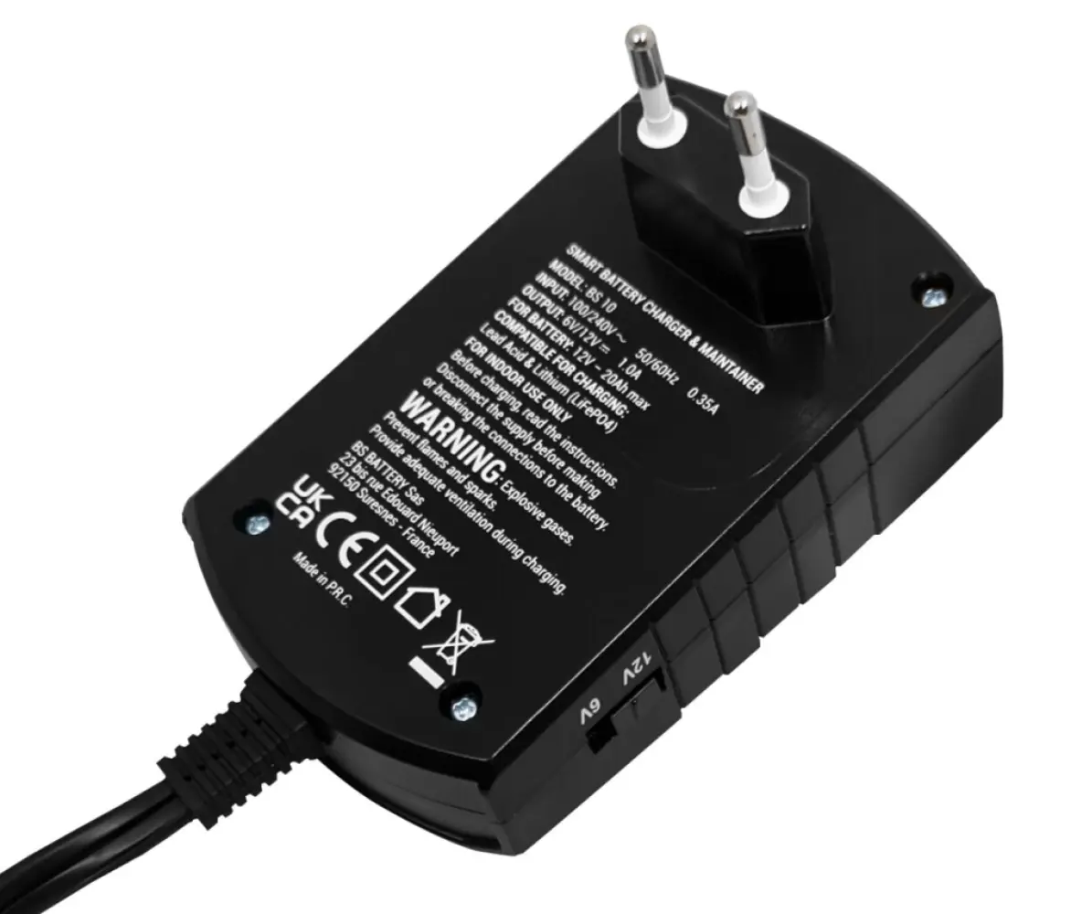 BS BATTERY - CHARGER BS10 6V/12V-1A - 38070464