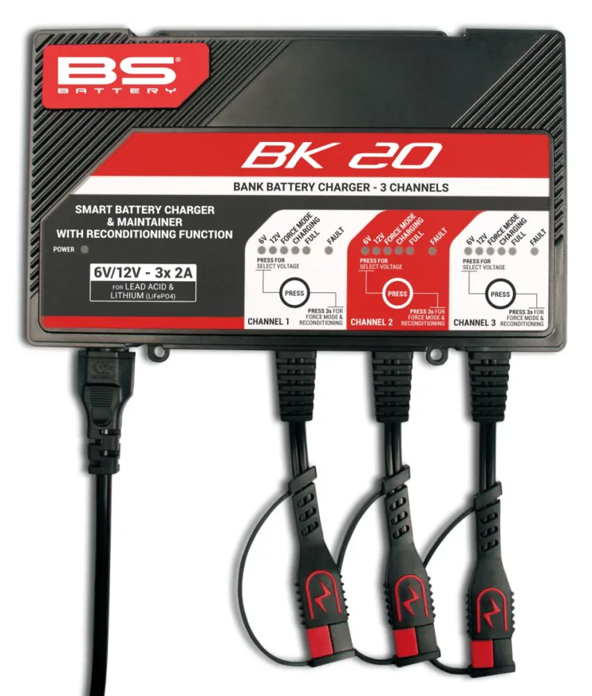 BS BATTERY - CHARGER BK20 12V 3X2A - 38070588