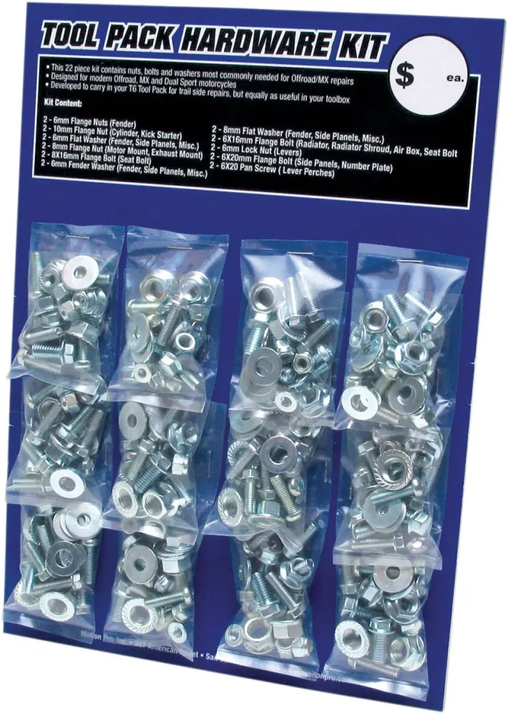 MOTION PRO - HARDWARE KIT ZINC 12PK - 24010097