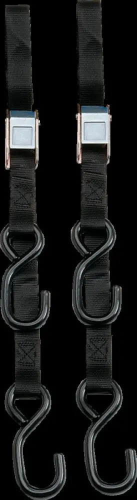 PARTS UNLIMITED - TIE DOWN 1.5STD BLK PR - 39200077