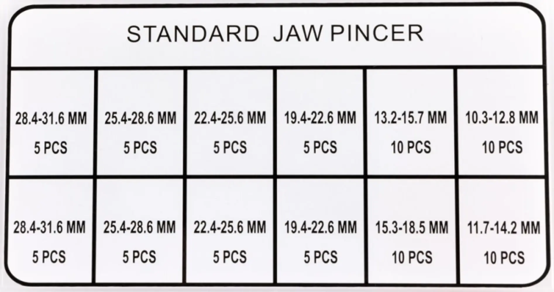 MOOSE OFFROAD HARD-PARTS - KIT EAR CLAMP ASSORTMENT W JAW - 24020295