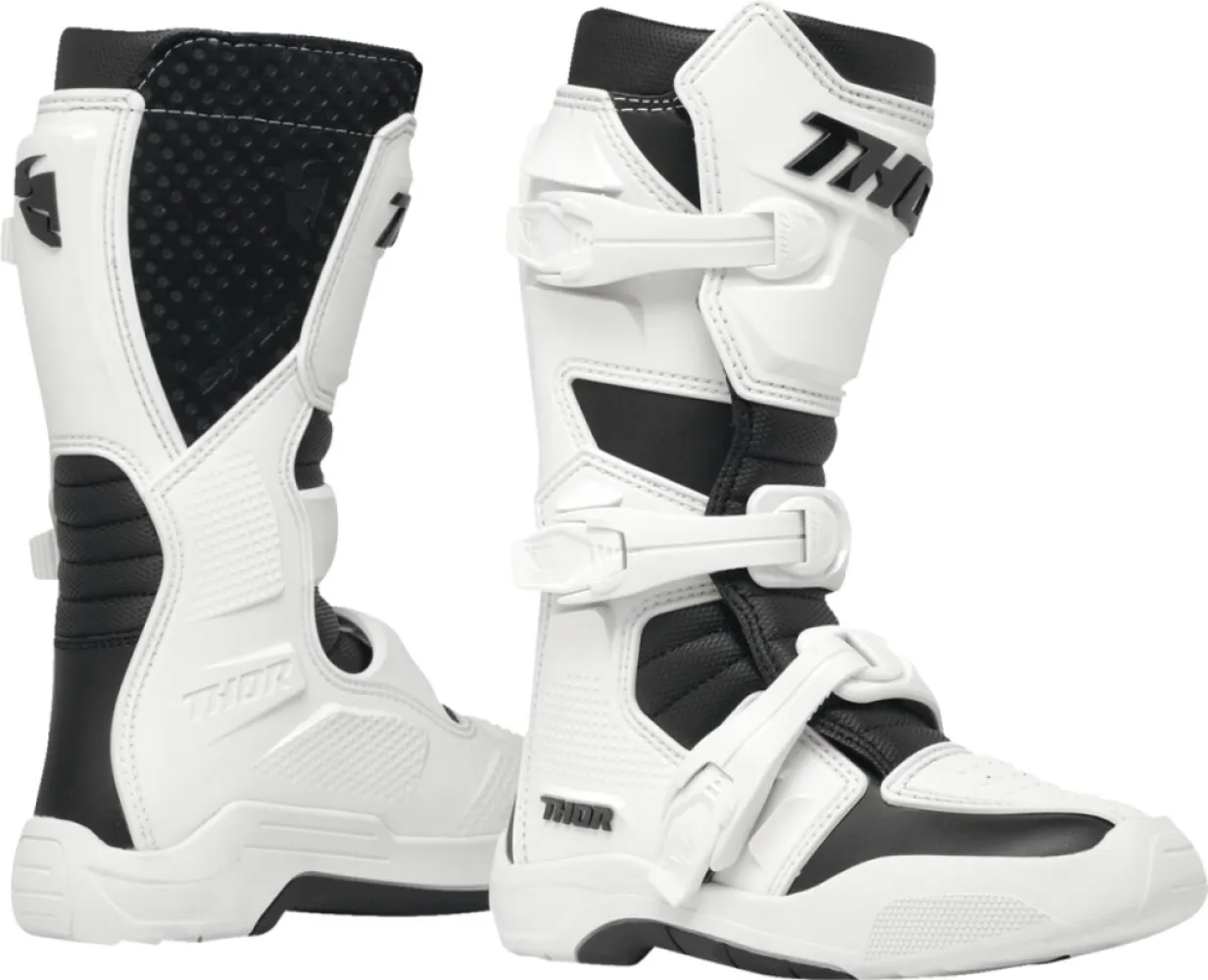 THOR - BOOT YTH BLITZ XR WH/BK 3 - 34110747