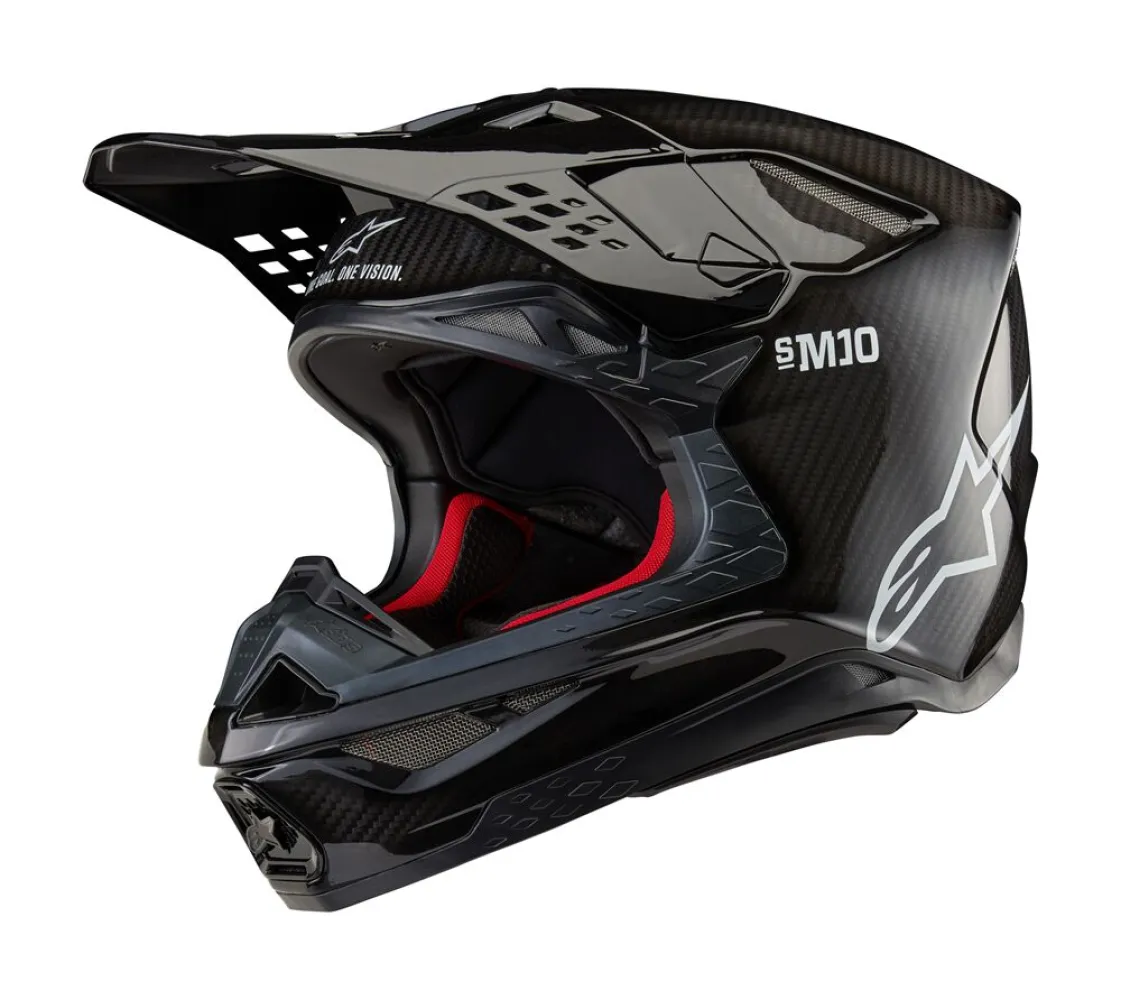 ALPINESTARS(MX) - HELMET SM10 SOLID CARB XS - 01108337