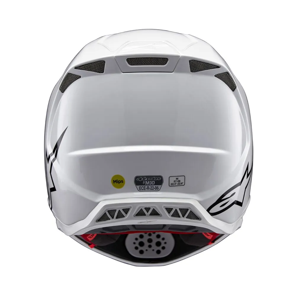 ALPINESTARS(MX) - HELMET SM10 SOLID WHT S - 01108344