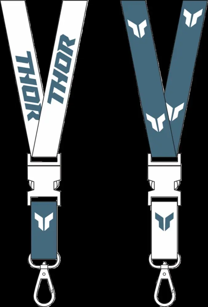 THOR - LANYARD THOR STEEL/WHITE - 95010309