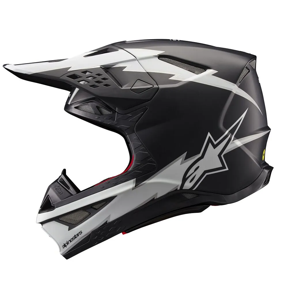 ALPINESTARS(MX) - HELMET SM10 AMP BLK/WT S - 01108353
