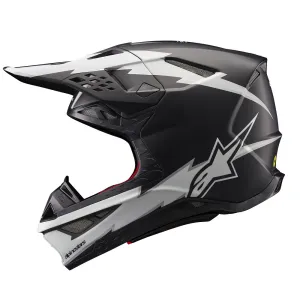 ALPINESTARS(MX) - HELMET SM10 AMP BLK/WT S - 01108353