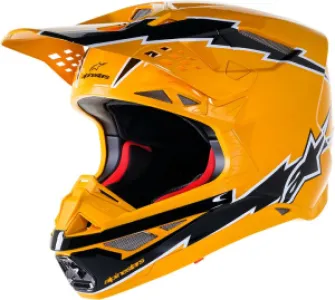 ALPINESTARS(MX) - HELMET SM10 AMP BLK/YL S - 01108357