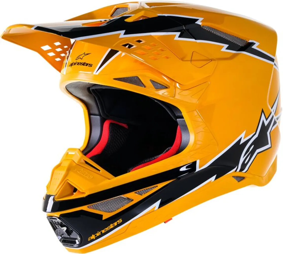 ALPINESTARS(MX) - HELMET SM10 AMP BLK/YL M - 01108358