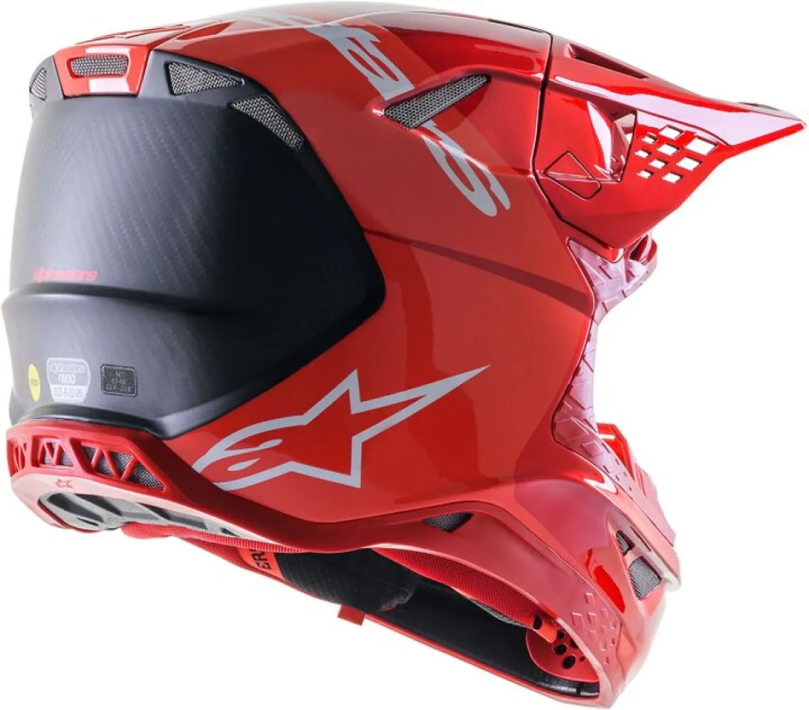 ALPINESTARS(MX) - HELMET SM10 FLOOD RED M - 01108366