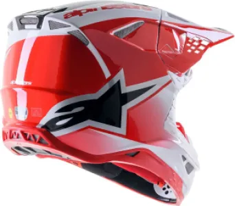 ALPINESTARS(MX) - HELMET SM10 UNIT RD/WT S - 01108369
