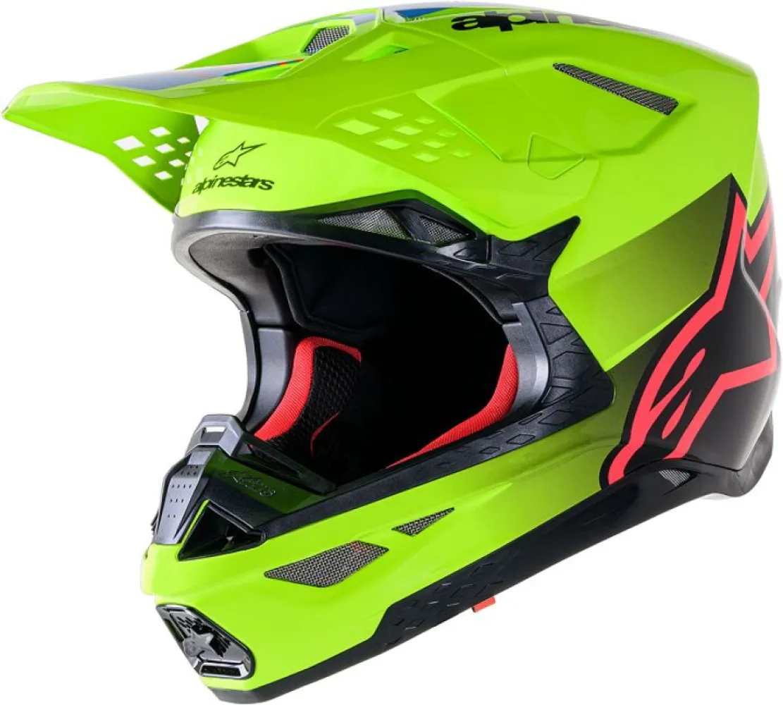 ALPINESTARS(MX) - HELMET SM10 UNIT YL/BK L - 01108375