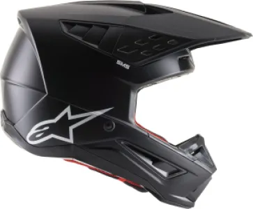 ALPINESTARS(MX) - HELMET SM5 SOLID BLACK XS - 01108381