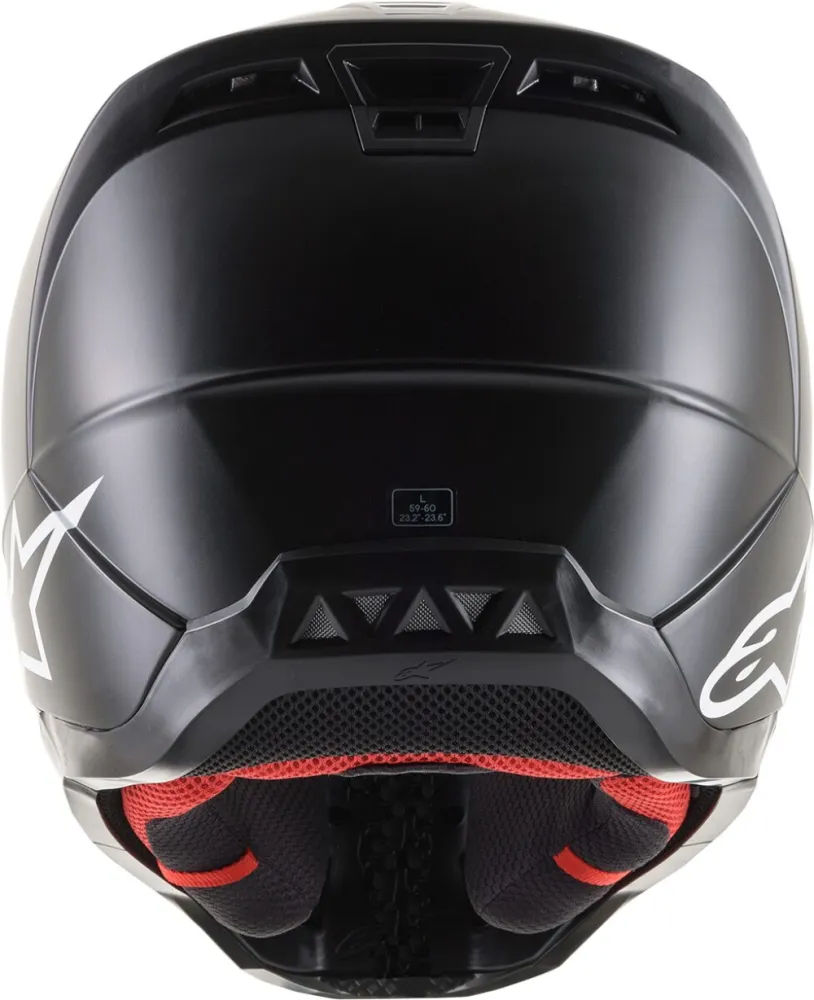 ALPINESTARS(MX) - HELMET SM5 SOLID BLACK XS - 01108381