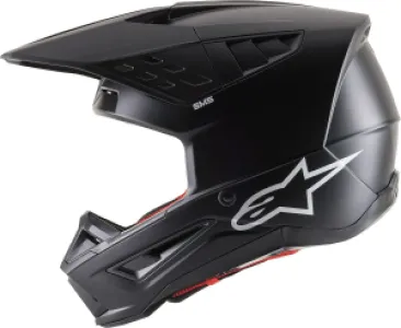 ALPINESTARS(MX) - HELMET SM5 SOLID BLACK XS - 01108381