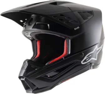 ALPINESTARS(MX) - HELMET SM5 SOLID BLACK S - 01108382