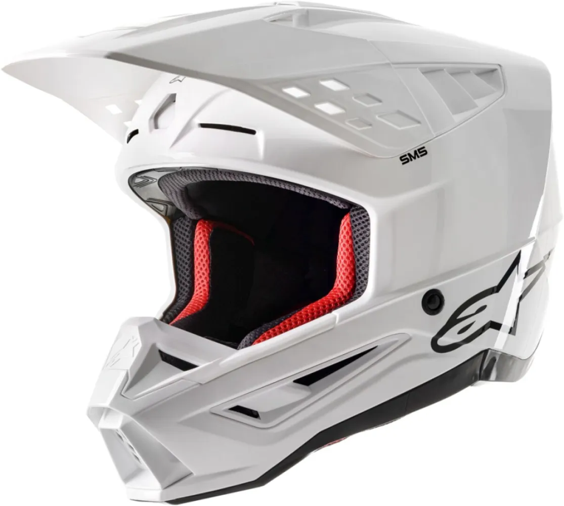 ALPINESTARS(MX) - HELMET SM5 SOLID WHT XS - 01108387