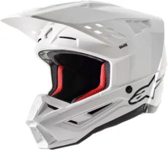 ALPINESTARS(MX) - HELMET SM5 SOLID WHT XS - 01108387