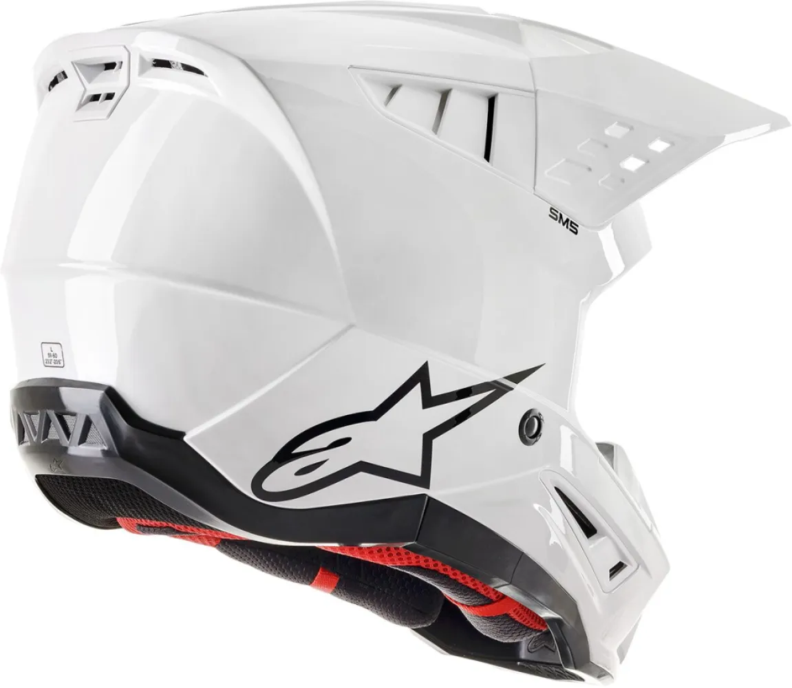 ALPINESTARS(MX) - HELMET SM5 SOLID WHT XL - 01108391