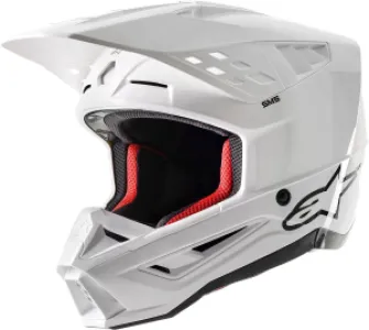 ALPINESTARS(MX) - HELMET SM5 SOLID WHT L - 01108390