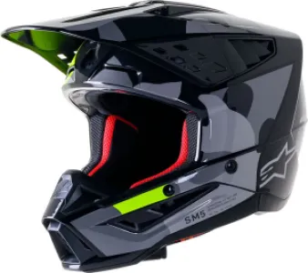 ALPINESTARS(MX) - HELMET SM5 ROV2 GY/YLW M - 01108395