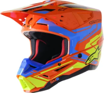 ALPINESTARS(MX) - HELMET SM5 ACT2 OR/C/Y L - 01108409