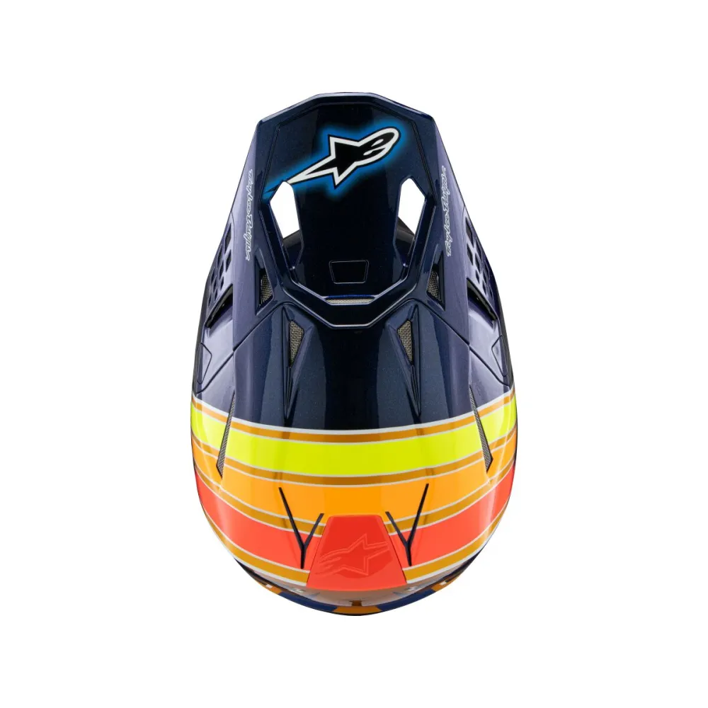 ALPINESTARS(MX) - HELMET S-M10 TLD25 BL/OR/YL 2X - 01108673