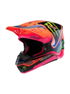 ALPINESTARS(MX) - HELMET S-M10 DEEGAN OR/PU/PK M - 01108676