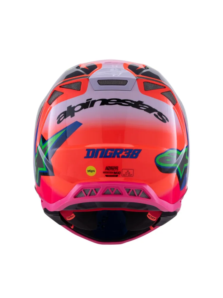 ALPINESTARS(MX) - HELMET S-M10 DEEGAN OR/PU/PK X - 01108678