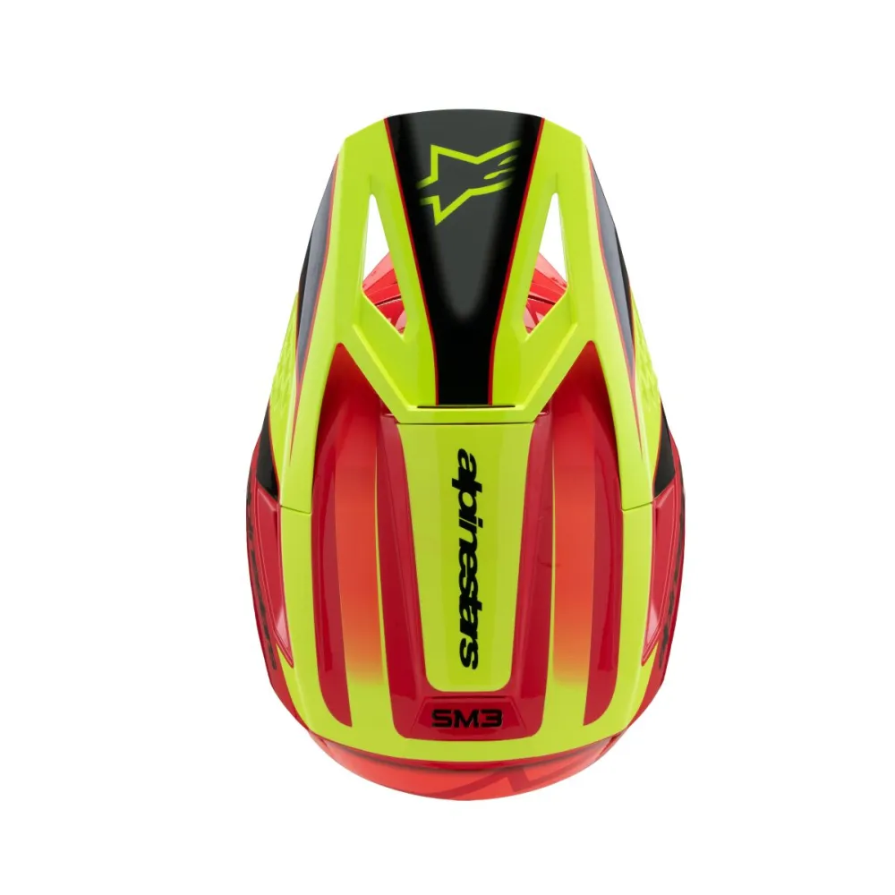 ALPINESTARS(MX) - HELMET YTH SM3 FRAY RD/YL/BK Y - 01111657