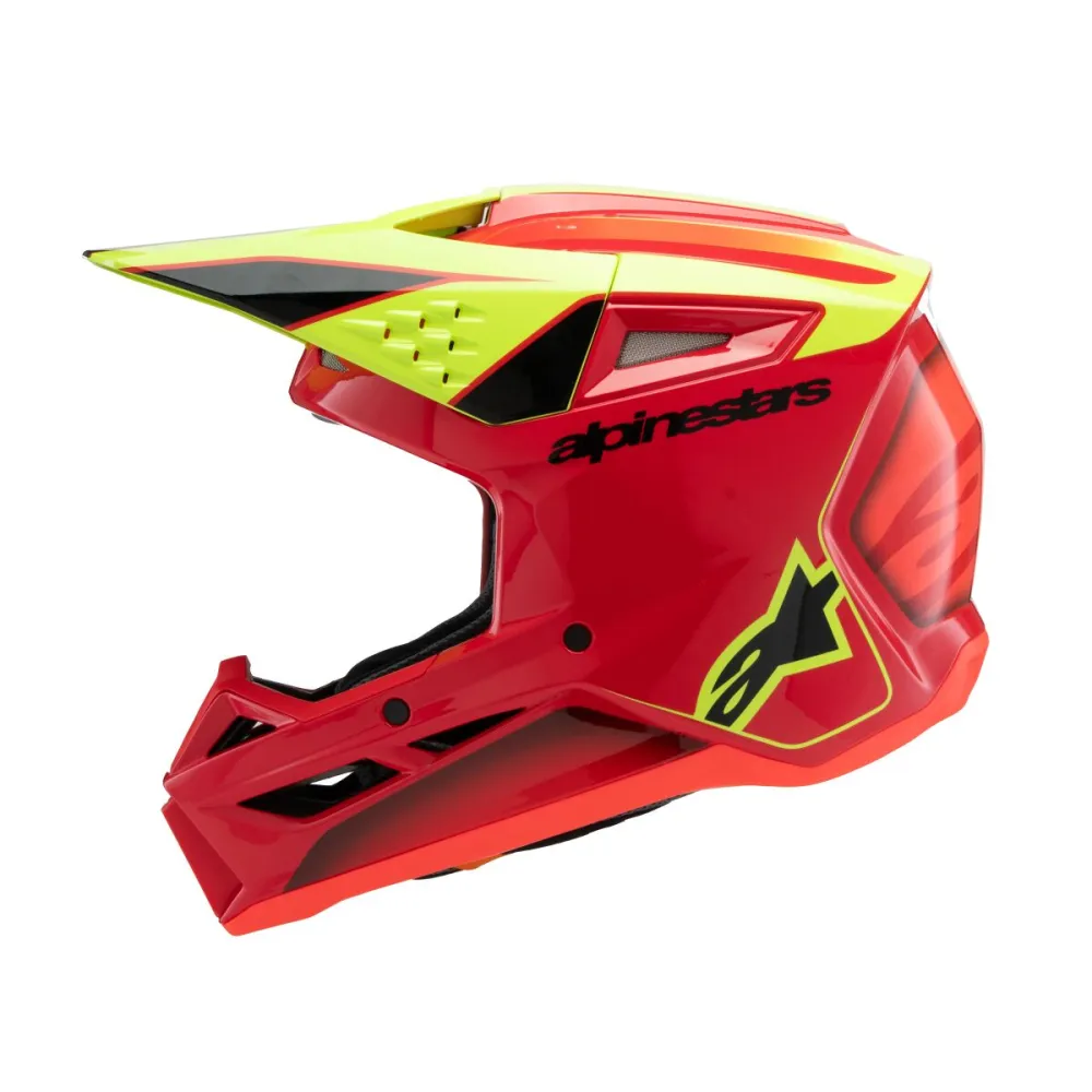 ALPINESTARS(MX) - HELMET YTH SM3 FRAY RD/YL/BK Y - 01111657