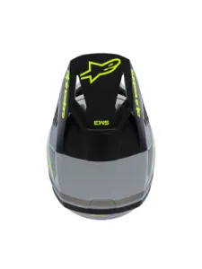 ALPINESTARS(MX) - HELMET YTH SM3 RADIUM GY/BLK/Y - 01111663