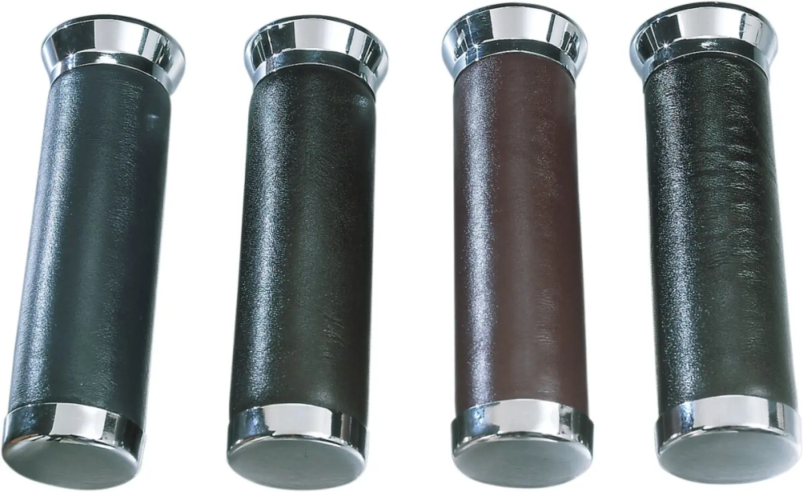 PARTS UNLIMITED - LEATHER GRIPS 82-99GL BLK - DS243263