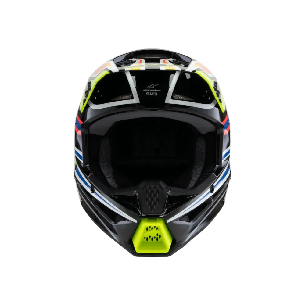 ALPINESTARS(MX) - HELMET YTH SM3 WURX BLK/YL/B Y - 01111666
