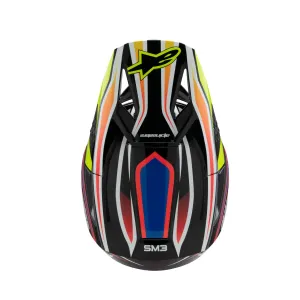 ALPINESTARS(MX) - HELMET YTH SM3 WURX BLK/YL/B Y - 01111666