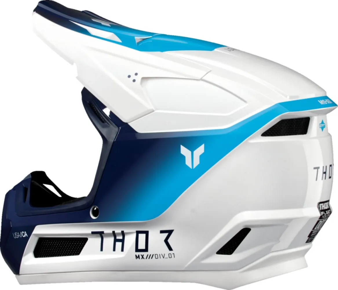 THOR - HELMET FLEET YTH STORM WH/NV L - 01111691