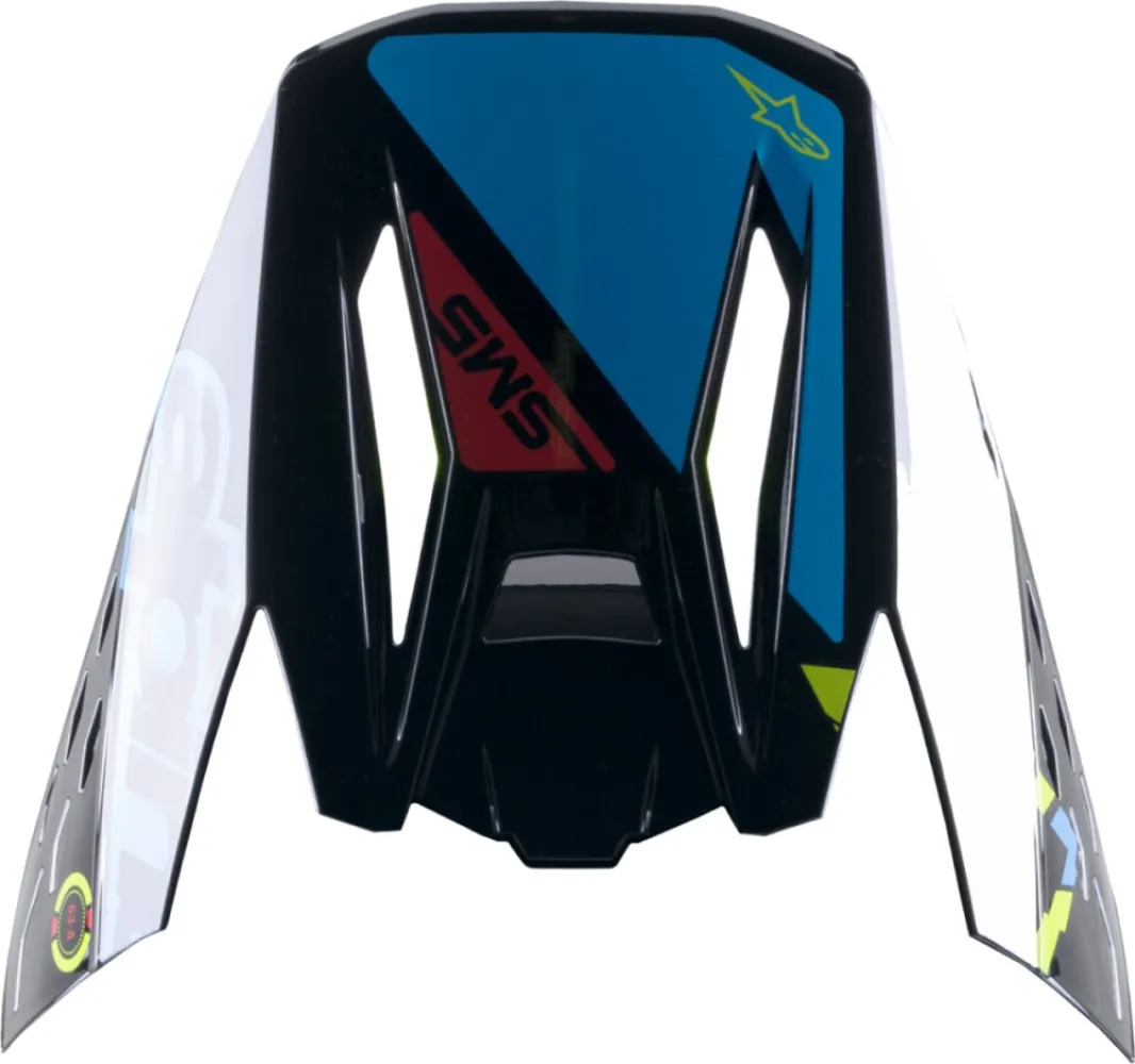 ALPINESTARS(MX) - VISOR SM5 ACTION BK/BL/YL - 01321634