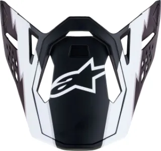 ALPINESTARS(MX) - VISOR SM10 AMPR BLACK/WHT - 01321718