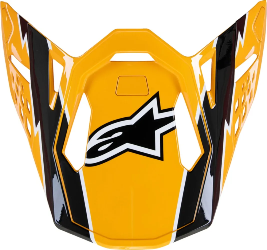 ALPINESTARS(MX) - VISOR SM10 AMPR BLK/YL - 01321719