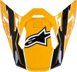 ALPINESTARS(MX) - VISOR SM10 AMPR BLK/YL - 01321719