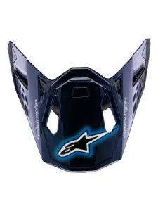 ALPINESTARS(MX) - VISOR S-M10 TLD25 DARK/BLUE - 01321804