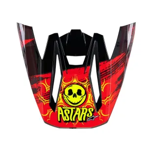 ALPINESTARS(MX) - VISOR SM5 RASH RED/G - 01321736
