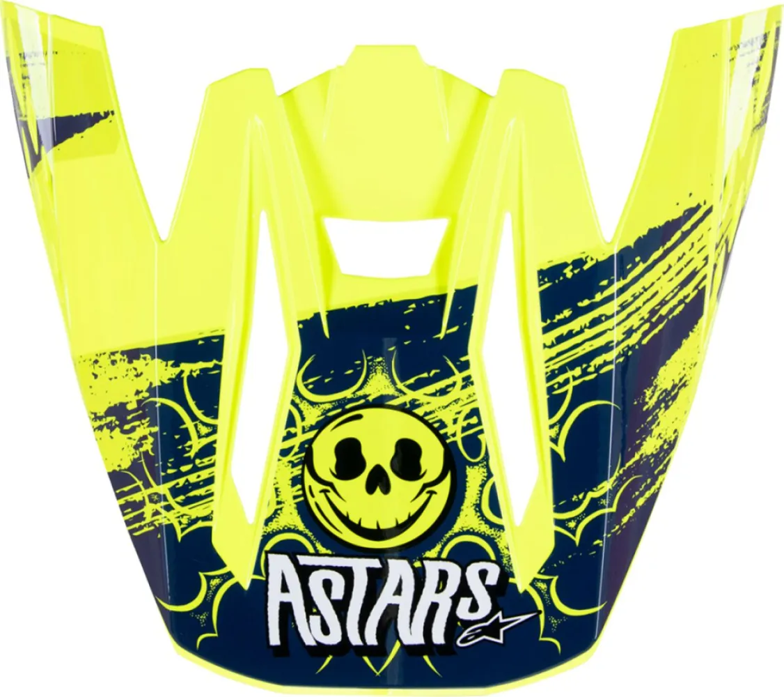 ALPINESTARS(MX) - VISOR SM5 RASH NV/YL - 01321735