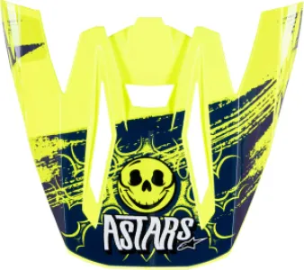 ALPINESTARS(MX) - VISOR SM5 RASH NV/YL - 01321735